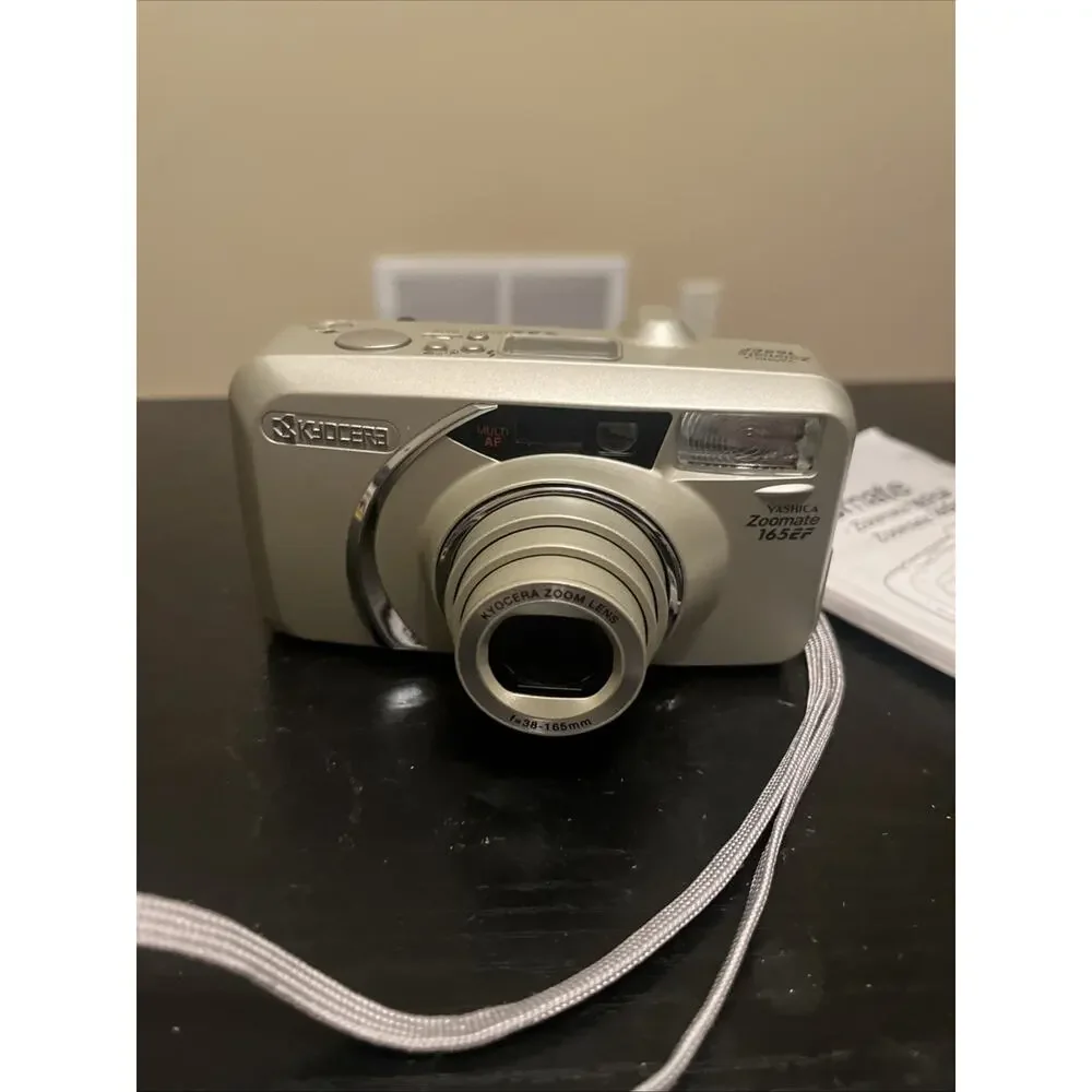 Kyocera Yashica Zoomate 165 EF 38-165mm Film Camera from Japan Tested